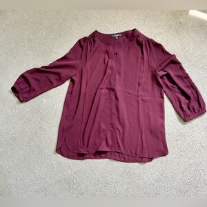 NYJD  Deep Burgundy Blouse S